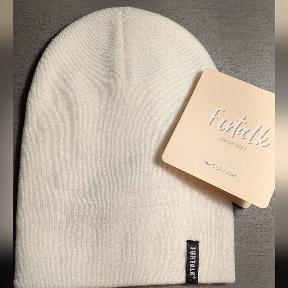 Cream Beanie for Kids